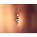 Jconly Belly Piercing Kit - 14G Belly Button Ring with Steel Needles and Clamp - Buy Online on GoSupps.com