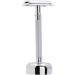 Mercury Razor Set 2381 with Stand | Premium Three-Part Wet Shaving Razor | Gloss Chrome Finish | Made in Germany - Buy Online on GoSupps.com