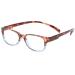 jordan neck Hanging Reading Glasses Stylish Unisex Prescription Quality Readers Anti-Reflective coating Spring hinges Comfortable Square reader Light Blue and Tortoise