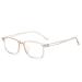 Iynwbjts finished myopia tr90 non -deformable myopie groove blue film myopies mirror 806 flat mirror for women unity size transparent tea frame C4