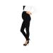 R&N FASHIONS Ladies Maternity Over Bump Stretchy Adjustable Leggings 12 Black