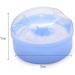2 Pcs Pink and Blue Baby Powder Puffs with Talcum Powder Holder - Baby Skin Care Flutter - Buy Online on GoSupps.com