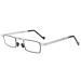 Dibako foldable reading glasses anti blue light full edge glasses Reading glasses Reading device foldable design women men computer readers glasses (size: +1.50)
