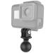 RAM Mounts RAP-B-202U-GOP1 Action Camera Universal Ball Adapter with B Size 1" Ball Standard Packaging