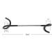 Alnicov 2 Pack Camping Hook Hangers - Durable Lantern & Lamp Hooks for Fishing Camping Traveling | Black Tent Stick Post Hooks - Buy Online on GoSupps.com
