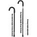 SilteD Non-Slip Walking Stick Black Lightweight Adjustable Aluminum Umbrella Crutches with Comfy Sponge Handle for Elderly Disabled - Buy Online on GoSupps.com