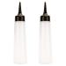 lasenersm 2 Pieces Hair Dyeing Bottle Hair Coloring Bottle Hair Application Bottle Hair Color Applicator Bottle Shampoo Bottle Shampoo Pot with scale(Black 250ml)