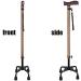 Canes Walking Stick Walking Cane Holder Walking Stick Crutch for Old Man Elderly Telescopic Stable Non Slip Lightweight Height Adjustable with 4 Feets Brown Walking Sticks for Men Or Women Made in - Buy Online on GoSupps.com