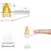 Pinch clamp set of 2 for nail design as an aid for the perfect UV gel & acrylic C-curve