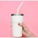 10 All Straws - Reusable Silicone Straws for 30 and 20 oz - Flexible Easy to Clean with 1 Carrying Bag and 2 Cleaning Brushes Multicolor BPA Free Bent Smoothie Straw - Buy Online on GoSupps.com