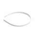 Fenteer Set of 10 Satin Headbands - Elegant Hair Jewelry for DIY Crafts - Silk Ribbon Hair Accessories in White - Buy Online on GoSupps.com