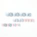 Diduikalor Short Cloud Blue Acrylic Press on Nails - 24Pcs Square False Nails for Women (JP2118) - Buy Online on GoSupps.com