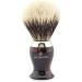Jag Shaving Silvertip Badger Hair Shaving Brush & Holder | Premium Men's Shaving Brush for a Luxurious Shave - International Shipping Available - Buy Online on GoSupps.com