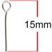 Shapenty Mini Stainless Steel Eyepins - 120PCS (15mm) - Buy Online on GoSupps.com