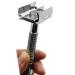 Old-Fashioned Double Edge Razor with 12 Stainless Blades for the Ultimate Shaving Experience - Buy Online on GoSupps.com