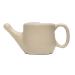 Qimacplus Ceramic Neti Pot with Leak Proof Nostril Better Capacity - Holds 350 ml   with Comfort Grip - Lead-Free and Microwave and Dishwasher Safe