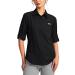 Womens Sun Protection Fishing Shirt with Zipper Pockets Lightweight SPF Long Sleeve Shirts for Hiking Safari Large Black