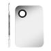Professional Makeup Palette Tray Mixed Make Up Stainless Steel Liquid Foundation Palette Watercolor Art Makeup Tools