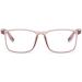 HD Anti Eyestrain Blue Light Blocking Reading Glasses for Men & Women | Flat Light Mirror Eyewear +0.00 - Buy Online on GoSupps.com