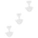 COHEALI 3pcs Storage Box Mold Resin Tray Molds Silicone Jewelry Tray DIY Silicone Mold Jewelry Plate Crystal 8.5X8.5X8CMx3pcs Water Dropletsx3pcs