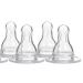 Dr. Browns Unisex Baby Natural Flow Standard Silicone Y-cut Nipples - 4 Nipples