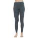 METARINO Merino Wool Base Layer Leggings for Women, Midweight Thermal Pants Grey Medium
