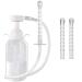 Vaginal Douche Cleansing System Female Syringe Cleaner Enema Reusable Rinse Portable Kit with 3 Nozzle 100% Safe Non-Toxic (300 ML)