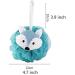 Bath Shower Ball Pack of 3 - Adhesive Fox Shape - 3 Colors - Family Use - Buy Online on GoSupps.com