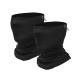 sheenwang Neck Gaiter, Adjustable Gaiter Mask, Ski Mask Balaclava Bandana Cover for Men, Women, Boys (2 Pack) Black