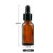 Buy 12pcs 20ml Refillable Amber Glass Essential Oil Bottles with Pipette - Perfect for Aromatherapy & DIY - Buy Online on GoSupps.com