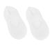 GALPADA 1 Pair Waterproof Beach Socks Womens Breathable Socks Moisturizing Gel Socks Anti- Slid Beach Socks Silicone Sock for Men Moisturizing Socks Men and Women White Foot Protector White M