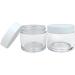 Beauticom Premium 30G/30ML Clear Jars (6 Pack) - BPA Free Round Containers with White Lids for Beads Gems Glitter & Crafts - Buy Online on GoSupps.com