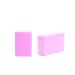 Mind Reader Yoga Block (Set of 2) High Density EVA Foam Blocks Non-Slip Surface for Yoga, Pilates, Meditation, Supports Deepen Poses, Improve Strength, Balance and Flexibility, Pink
