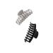 2PCS Large Black/White Hair Claw Clips - Fashion Hair Barrettes for Women - Strong Hold Hair Accessories - Buy Online on GoSupps.com