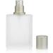 Enslz 50 ml Refillable Frosted Glass Bottle with Lid - Silver | Perfect for Travel & DIY - Buy Online on GoSupps.com