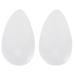 Healeved 2pcs Cover Pad Toe Silicone Transparent Swimming Sticker Activewear Pads Concealer Inserts Protector Practical Self-Adhesive Women Style Invisible Adhesive Female Parts Yoga Transparentx2pcs 9X5X0.15CMx2pcs