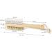 FRAVA Double Sided Foot Brush & Pumice Stone Rasp - Exfoliate and Smoothen Feet - Buy Online on GoSupps.com