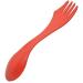 40pcs Plastic Spork Set | 7-inch Long Spoon Fork Knife Combo | Multiple Use Red Sporks - Buy Online on GoSupps.com