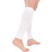 Unisex Free Size White Leg/Calf Sleeve - Comfortable Compression Support - 1 Pair for Sports & Recovery - Buy Online on GoSupps.com