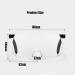 Magnifiers HD Head-Mounted Glass Glasses 3 Times Mobile Phone Reading Book Reading 20 High Times Compatible with HD Maintenance Medical Elderly Oral Reading Aids - Buy Online on GoSupps.com