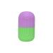 H&J Ice Cube Roller Massager for Face Eyes and Neck Naturally Conditioning and Skin Care De-Puff Eye Bags Reduce Migraine Pain Reusable Massage Silicone Ice Mold BPA Free (Purple and Green)