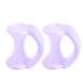 Toe Straightener Pinky Toe Toe Spacers Gel Spreader Correct Crooked Toes Bunion Corrector and Bunion Relief Corn Remover Pads for Feet One Size Purple