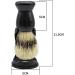 Men's Acrylic Shaving Brush & Holder - Lightweight Portable Compact Barber Shop Essentials - Buy Online on GoSupps.com