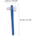 Goohochy Double-Headed Toothbrush for Dentures - Travel-Sized 1 Pack Ideal for Prosthesis Care - Buy Online on GoSupps.com