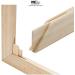 Pro-Lite Artist Canvas Stretcher Bars (100 Pack) | Wood Bars for Professional Artists & Home Canvas Stretching - Buy Online on GoSupps.com