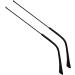 DeeboW Replacement Temples for Glasses Glasses Leg 1 Pair Vintage Glasses Metal Frame Temples Glasses Temples Black