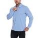 JIM LEAGUE Men's Golf Shirts Polo Quick Dry Lightweight Performance Short & Long Sleeve Athletic Tennis Collar Shirts UPF50 07-long Sleeve-blue Large