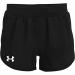 Under Armour Girls' Fly by Shorts Black (001)/White Medium