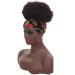 Synthetic Buns Boy Wig Hair Accessories Girl Ballerina Afro Puff Wigs For Black Women Ponytail 10 INCH zonghei