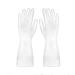 2 Pairs of Protective Gloves Latex Thickened wear-Resistant Durable Laundry Cleaning dishwashing (Size : Small)
